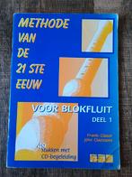 Lesboek blokfluit incl.CD - Methode van de 21 ste eeuw, Gebruikt, Overige genres, Les of Cursus, Ophalen of Verzenden