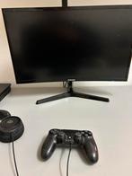 PS4 Slim 500GB + Samsung Monitor + Steelseries Headset, Ophalen, Met 1 controller, Slim, 500 GB