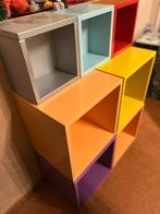 Vrolijke, kleurrijke wandkasten te koop!, Huis en Inrichting, Kasten | Wandmeubels, Ophalen of Verzenden, Zo goed als nieuw, 25 tot 50 cm