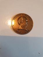 Mooie penning van Thomas edison, Ophalen of Verzenden, Brons