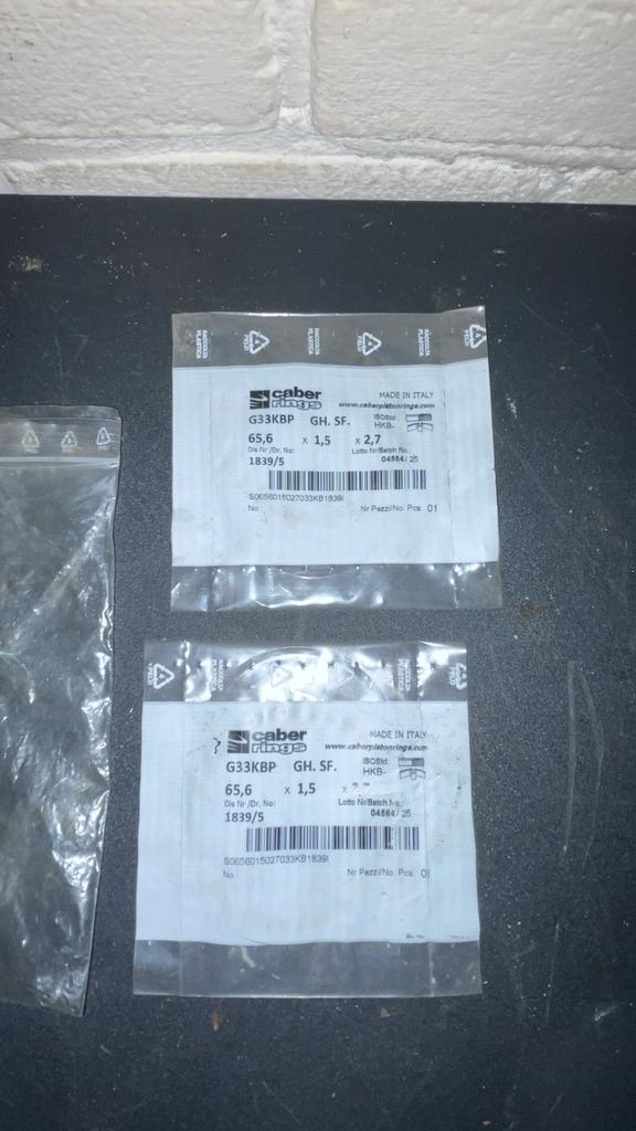 Zuigerveer Piaggio / Gilera Origineel 180CC 65.6MM, Fietsen en Brommers, Brommeronderdelen | Scooters, Nieuw, Piaggio, Ophalen of Verzenden