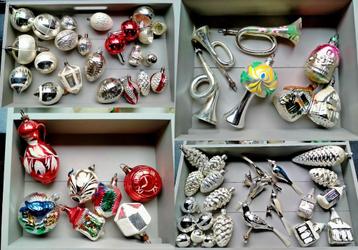 Antieke Ballen - Kerstballen - Kerstornamenten - Zie Omschr beschikbaar voor biedingen
