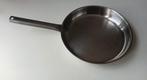 Sigg calotherm rvs koekenpan, 26cm. Niet voor inductie, Ophalen, Gebruikt, Keramische plaat, Rvs