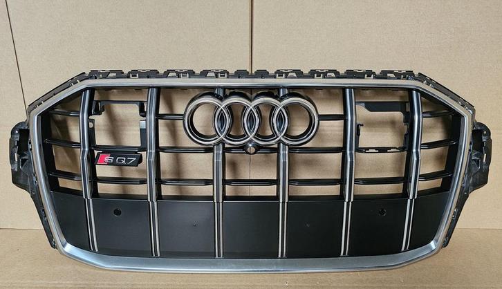 Grill Audi SQ7 4M Facelift ORIGINEEL 4M0853651AL Grille 4M0, Auto-onderdelen, Carrosserie en Plaatwerk, Bumper, Voor, Gebruikt