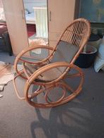Schommelstoel Rotan, Ophalen, Gebruikt, Bruin, Riet of Rotan