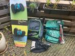 Goedkoop kite set: 2x 11m kites, 2x bars, board, harness, Watersport en Boten, Kitesurfen, Ophalen, Gebruikt, Kitesurf-set, Twintip