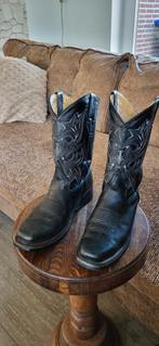Stoere western cowboy laarzen 43, Bull's Eye, Zwart, Boots, Ophalen of Verzenden