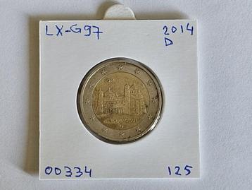 2-euromunt Duitsland (D) F 2014 Herdenking LX-G97 beschikbaar voor biedingen