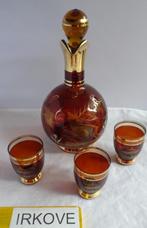 LIKEURSET MET GOUD * Mooi Gegraveerd *, Antiek en Kunst, Antiek | Glas en Kristal, Verzenden