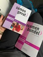 Examenbundel + samengevat wiskunde, Verzenden, Zo goed als nieuw, VMBO