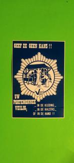 Preventie winkel anti diefstal sticker, Ophalen of Verzenden, Zo goed als nieuw