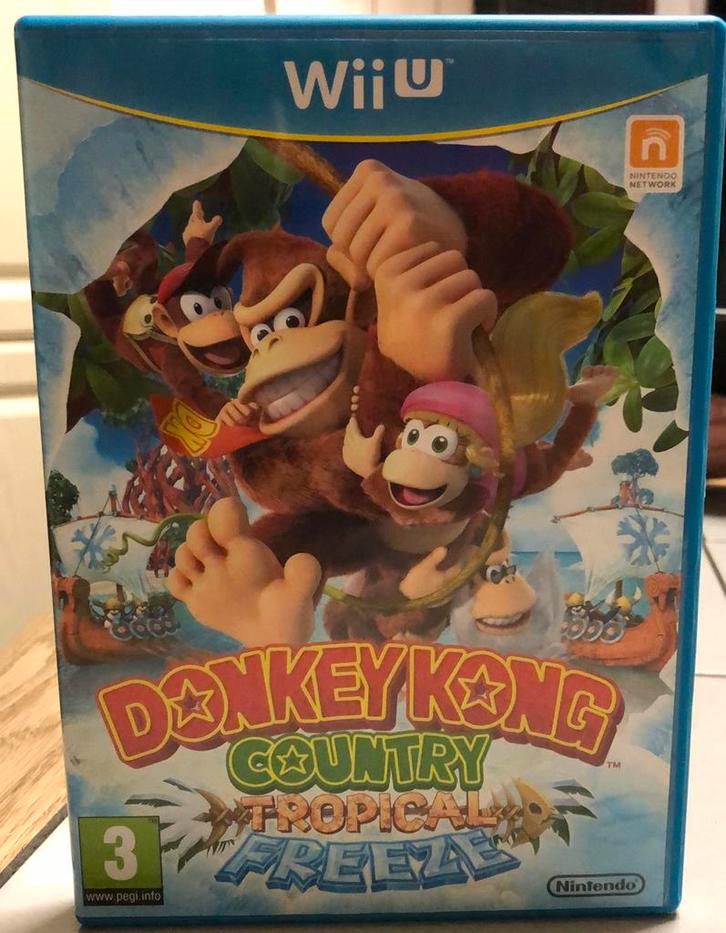Donkey Kong Country Tropical Freeze - Wii U - Compleet, Spelcomputers en Games, Games | Nintendo Wii U, Zo goed als nieuw, Avontuur en Actie