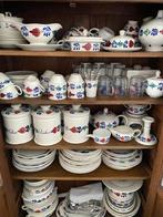 Compleet Boerenbont Servies, Huis en Inrichting, Keuken | Servies, Gebruikt, Ophalen of Verzenden, Aardewerk, Boerenbont