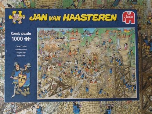 Jan van Haasteren -  Middeleeuwen, 1000 stukjes, Hobby en Vrije tijd, Denksport en Puzzels, Legpuzzel, 500 t/m 1500 stukjes, Ophalen of Verzenden