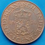 Nederlands Indië 1 cent - 1920, Postzegels en Munten, Munten | Nederland, Koningin Wilhelmina, 1 cent, Losse munt, Verzenden