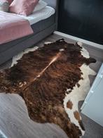 Imitatie koeienhuid bruin gevlekt, Huis en Inrichting, Ophalen, Zo goed als nieuw, Bruin, Rond