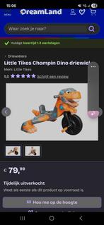 Little Tikes Chompin Dino Driewieler, Ophalen, Zo goed als nieuw, Little Tikes, Verstelbare zitting