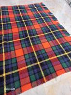 Prachtige geruite wollen plaid, deken afm 160x140 cm, Ophalen of Verzenden, Zo goed als nieuw