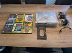 Xbox Crystal + 6 Games, Ophalen of Verzenden, Gebruikt, Met 2 controllers, Met games