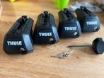 Thule voetenset 7104 evo raised rail, Auto diversen, Dakdragers, Ophalen of Verzenden, Zo goed als nieuw
