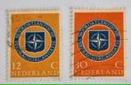 Nederland 1959 - nvph 720-721 - 10 jaar NAVO, Postzegels en Munten, Postzegels | Nederland, Ophalen of Verzenden, Na 1940, Gestempeld