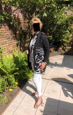 Prachtige blazer jasje Coutrier Mart Visser zwart-wit / 38 M, Maat 38/40 (M), Mart Visser, Zwart, Ophalen of Verzenden
