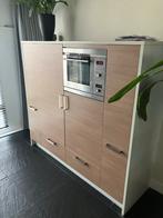 Moderne next 125 keuken met inbouwapparatuur, Huis en Inrichting, Keuken | Complete keukens, Ophalen, Gebruikt, Bruin, Dubbelwandige keuken