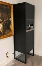 Hoge keukenkast voor oven of koffiemachine, Huis en Inrichting, Keuken | Keukenelementen, Ophalen, Gebruikt, 200 cm of meer, Zwart