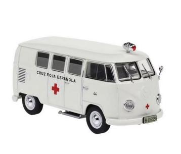 Volkswagen T1 1956 RODE KRUIS 1/43 reparto / servicio # 21 beschikbaar voor biedingen