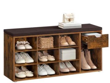 Schoenenkast met opbergruimte en zitgedeelte beschikbaar voor biedingen