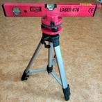 Laser waterpas in koffer, Doe-het-zelf en Verbouw, Meetapparatuur, Ophalen of Verzenden, Zo goed als nieuw
