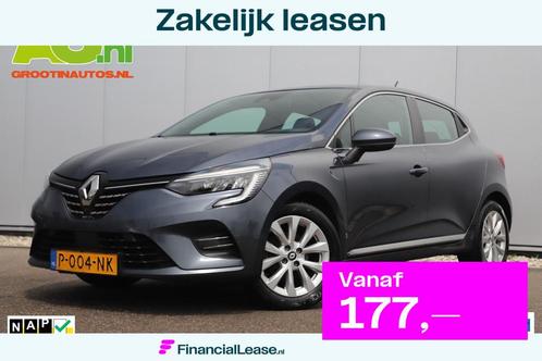 Renault Clio 1.0 TCe Intens Half Leder Sfeerverlichting Navi, Auto's, Renault, Bedrijf, Lease, Financial lease, Clio, ABS, Airbags