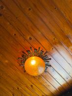 Vintage Zon Plafondlamp, Ophalen, Gebruikt, Glas