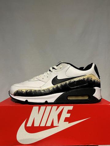 NIEUW! Maat 46 - Nike Air Max 90 White Black beschikbaar voor biedingen