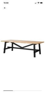 Ikea Skogsta eettafel 160 cm., Huis en Inrichting, Ophalen, Gebruikt, 50 tot 100 cm, 150 tot 200 cm