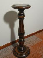 Vintage plantentafel, bijzettafel bruin., Huis en Inrichting, Woonaccessoires | Zuilen en Pilaren, Ophalen of Verzenden