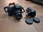 Canon 70D met 18-55 mm lens en powergrip, Ophalen, Zo goed als nieuw, Canon
