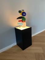 ZWARTE ZUIL SOKKEL KOLOM PILAAR CONSOLE MET VERLICHTING 50CM, Huis en Inrichting, Woonaccessoires | Zuilen en Pilaren, Ophalen of Verzenden