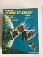 Retro Impag Walkie Talkie Set - Nieuwstaat!, Ophalen of Verzenden, Zo goed als nieuw, Minder dan 2 km, Portofoon of Walkie-talkie