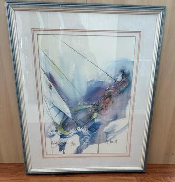 Ortho Owen "Flying Dutchman" litho (16/90) beschikbaar voor biedingen