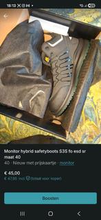 Monitor Hybrid Safety shoes maat 40, Kleding | Heren, Schoenen, Zwart, Nieuw, Ophalen of Verzenden, Werkschoenen