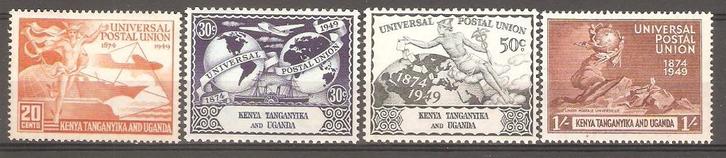 Kenia Uganda Tanganyika PF SG 159-162 Omnibus 1949 UPU, Postzegels en Munten, Postzegels | Afrika, Postfris, Overige landen, Verzenden