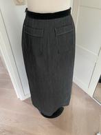 Grijze lange rok, maat M metk CS SPORT, Maat 38/40 (M), Grijs, Gedragen, Onder de knie
