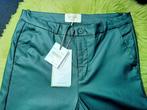 nieuwe groene coated broek van Frequent maat M, Kleding | Dames, Broeken en Pantalons, Nieuw, Groen, Lang, Frequent