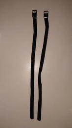 Sporenriemen sporen riempjes bandjes zwart NIEUW, Dieren en Toebehoren, Ophalen of Verzenden, Nieuw