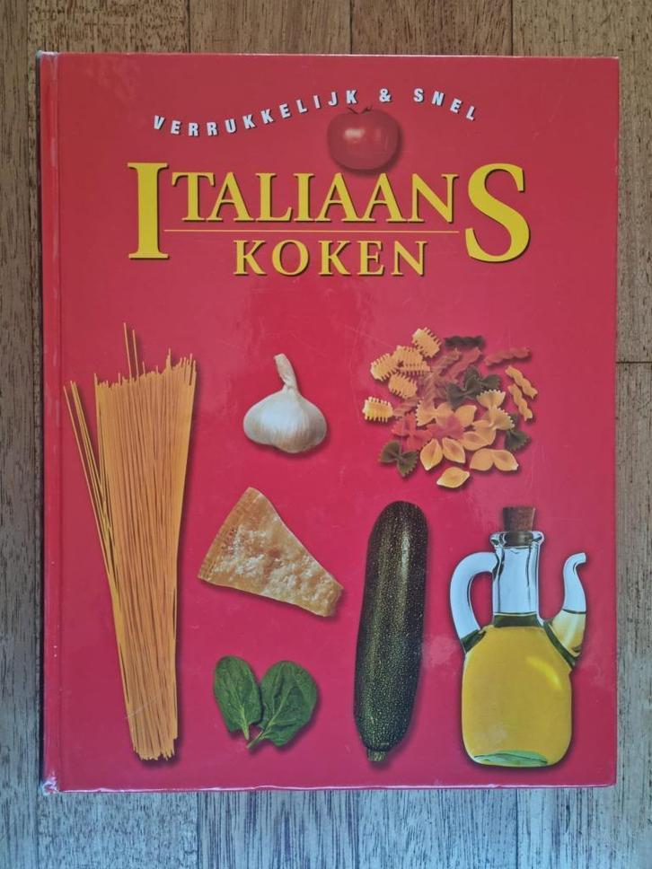 Italiaans koken - Kookboek - hardcover, Boeken, Kookboeken, Zo goed als nieuw, Voorgerechten en Soepen, Hoofdgerechten, Tapas, Hapjes en Dim Sum
