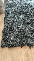 Vloerkleed zwart/wit (140 x 165 cm), Ophalen, 100 tot 150 cm, Zwart, Zo goed als nieuw