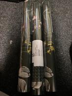 3 rollen behang groen met bloemen, Ophalen of Verzenden, Minder dan 10 m², Wit