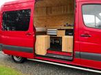 Rode Mercedes Sprinter(L2h2) EURO5 camperbus te koop, Caravans en Kamperen, Campers, Buscamper of Camperbus, Mercedes-Benz, Diesel