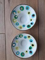 Retro waxinelichthouders emaille Ikea, Huis en Inrichting, Woonaccessoires | Kandelaars en Kaarsen, Gebruikt, Ophalen of Verzenden